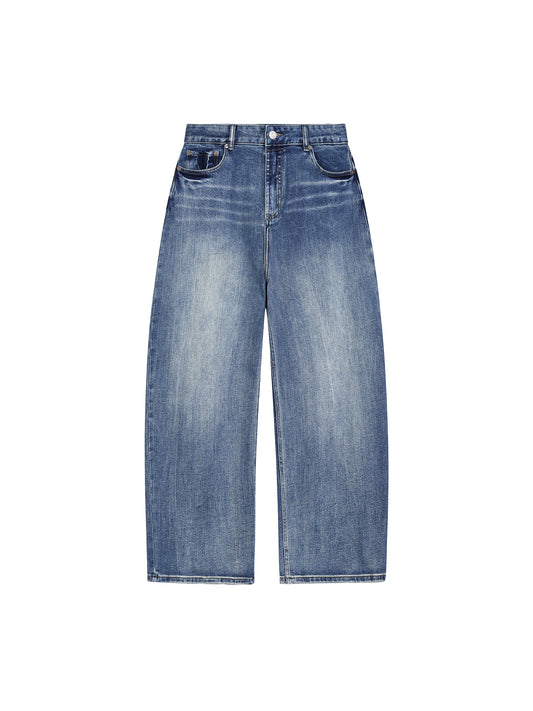 Wide Leg,Sun Fade Jeans