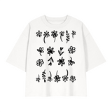 Motherin' Flowers - Unisex Heavyweight Boxy T-Shirt