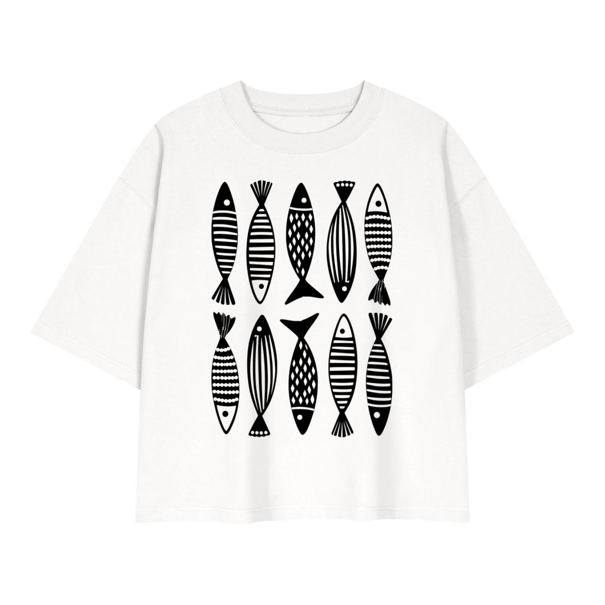 Motherin' Fish - Unisex Heavyweight Boxy T-Shirt