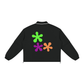 Go 4 It - Black Boxy Collared Detachable Long Sleeve Shirt