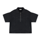 Motherin Loop - Boxy Quarter-Zip Denim Shirt