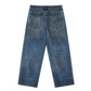Heavyweight Dark Vintage Wash Baggy Jeans