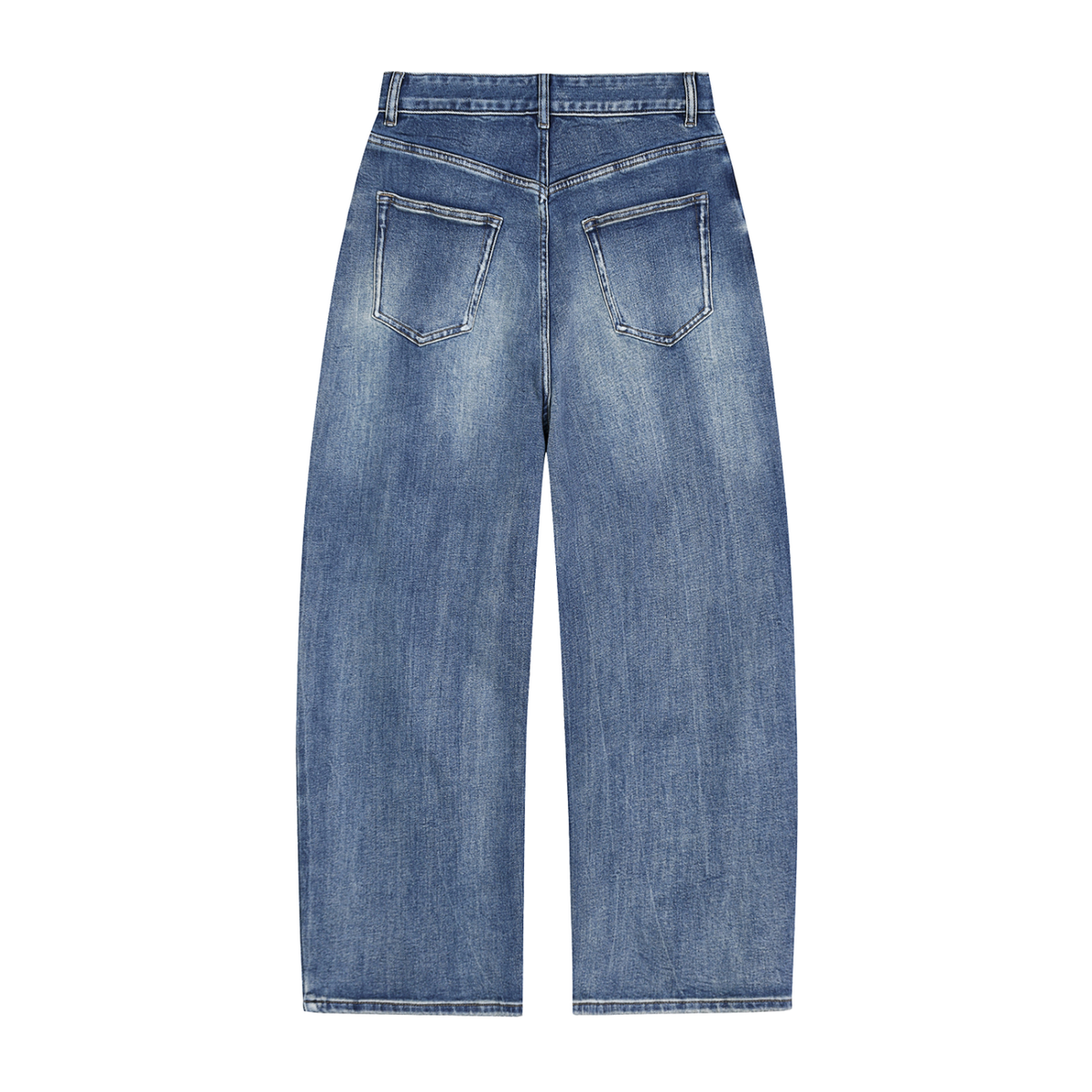 Wide Leg,Sun Fade Jeans