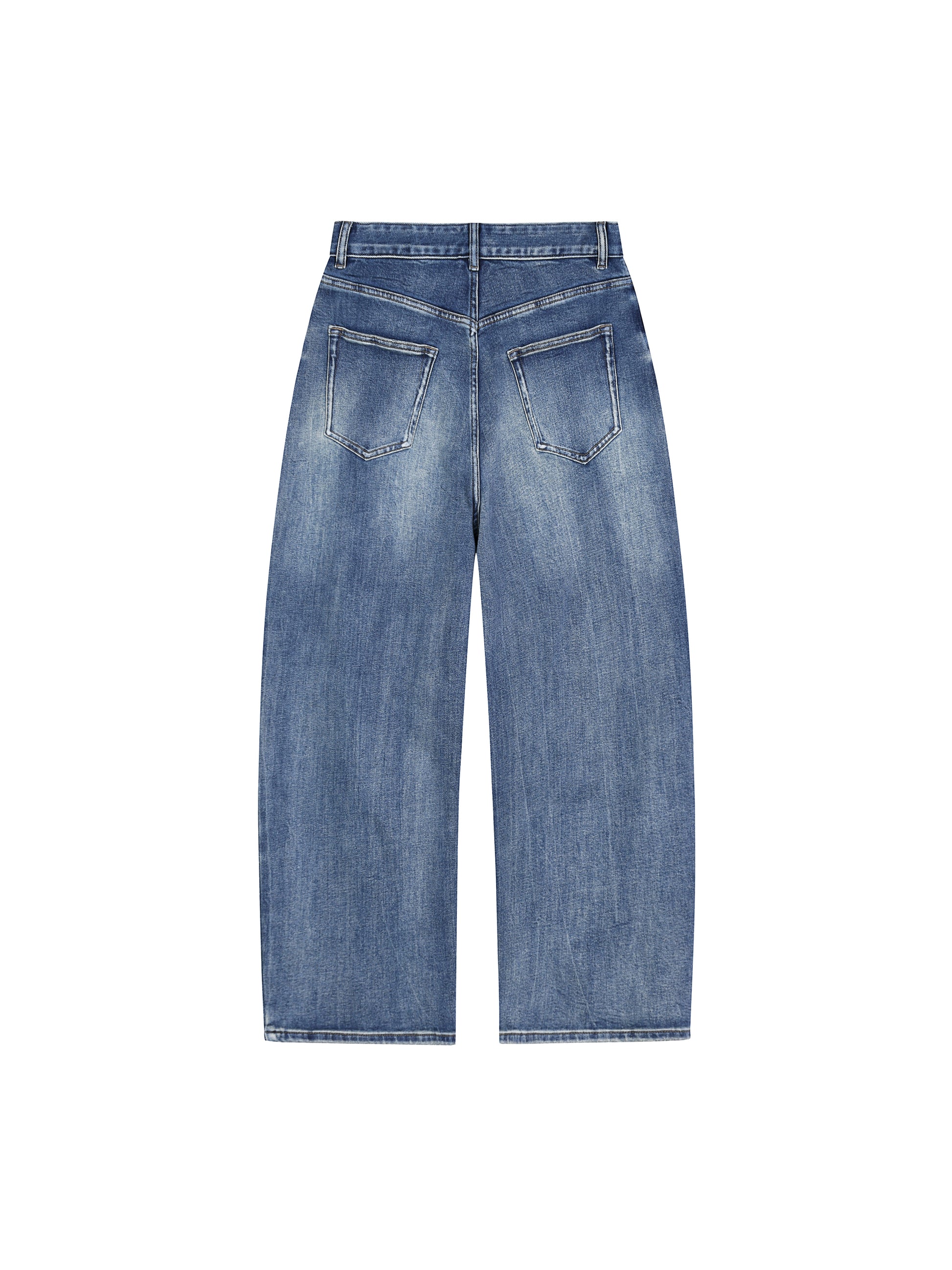 Wide Leg,Sun Fade Jeans