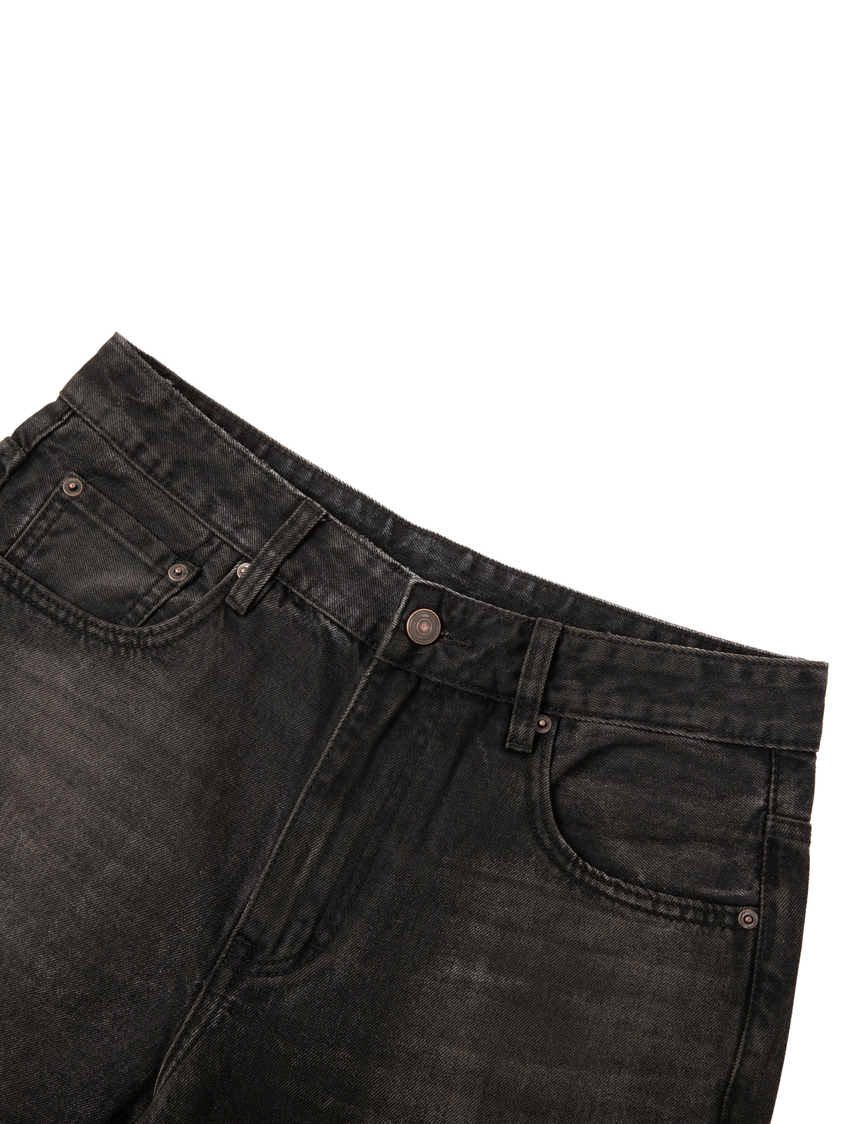 Straight Fit Jean,Vintage Wash ,Heavyweight Denim