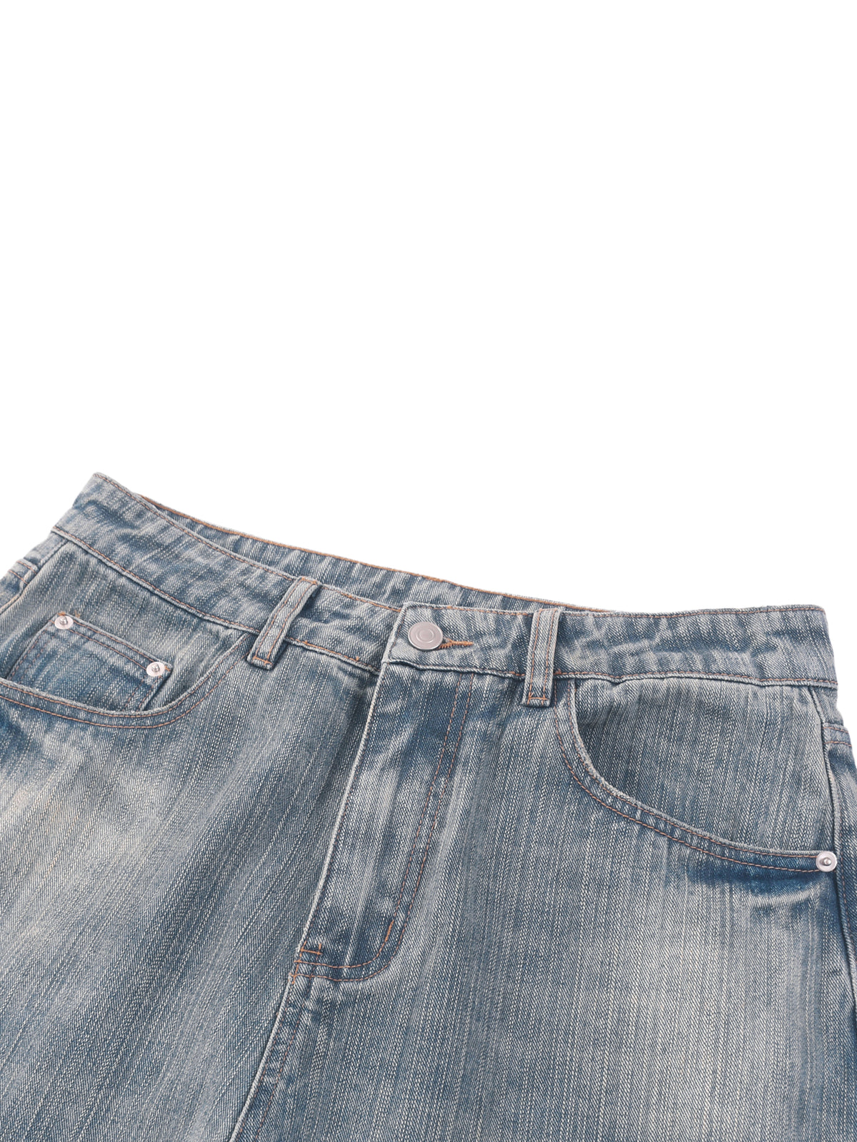Jeans,Distressed Jean,Vintage Wash,Straight-leg