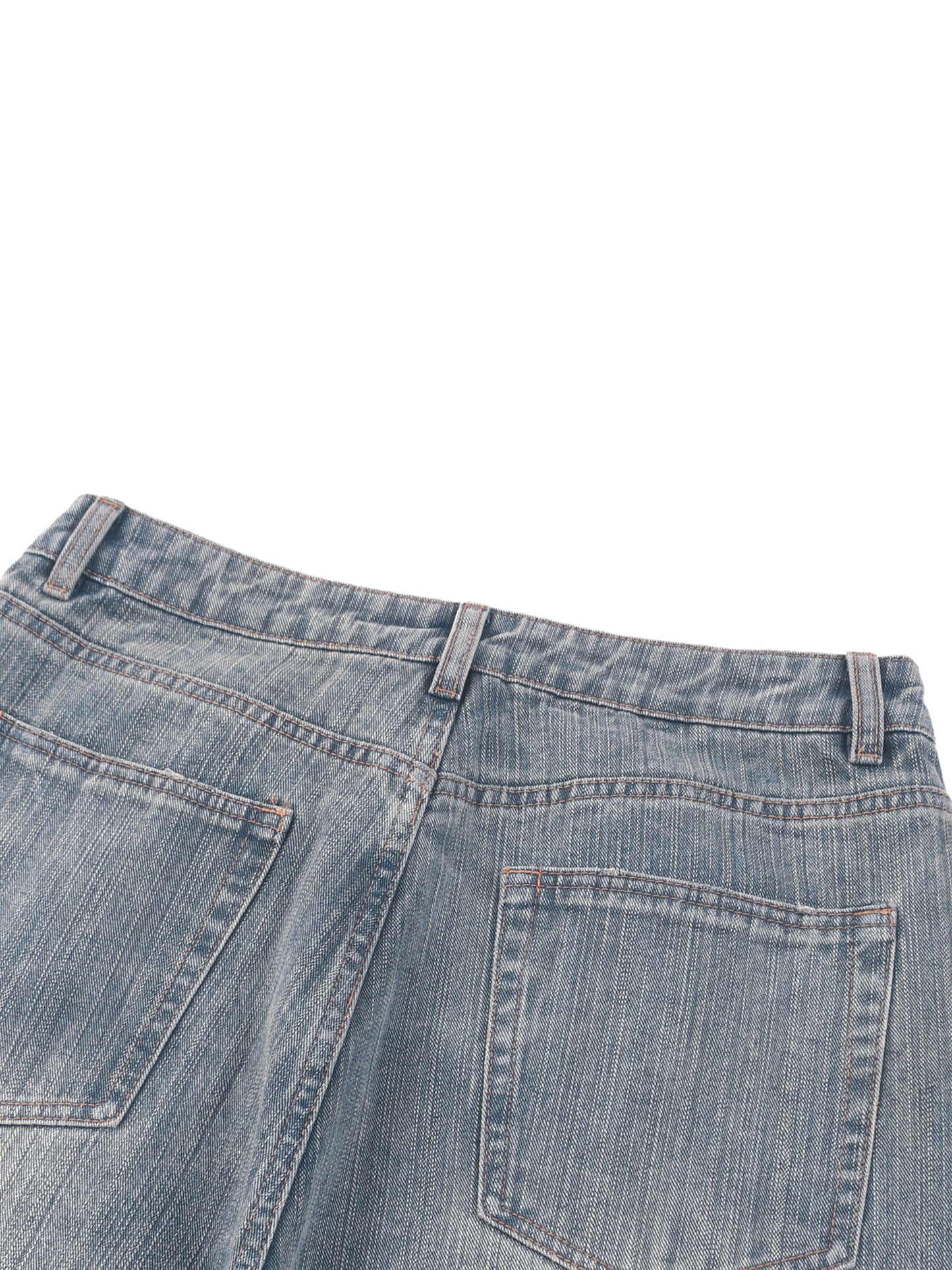 Jeans,Distressed Jean,Vintage Wash,Straight-leg