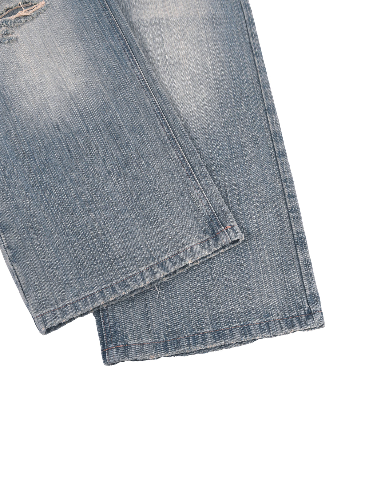 Jeans,Distressed Jean,Vintage Wash,Straight-leg
