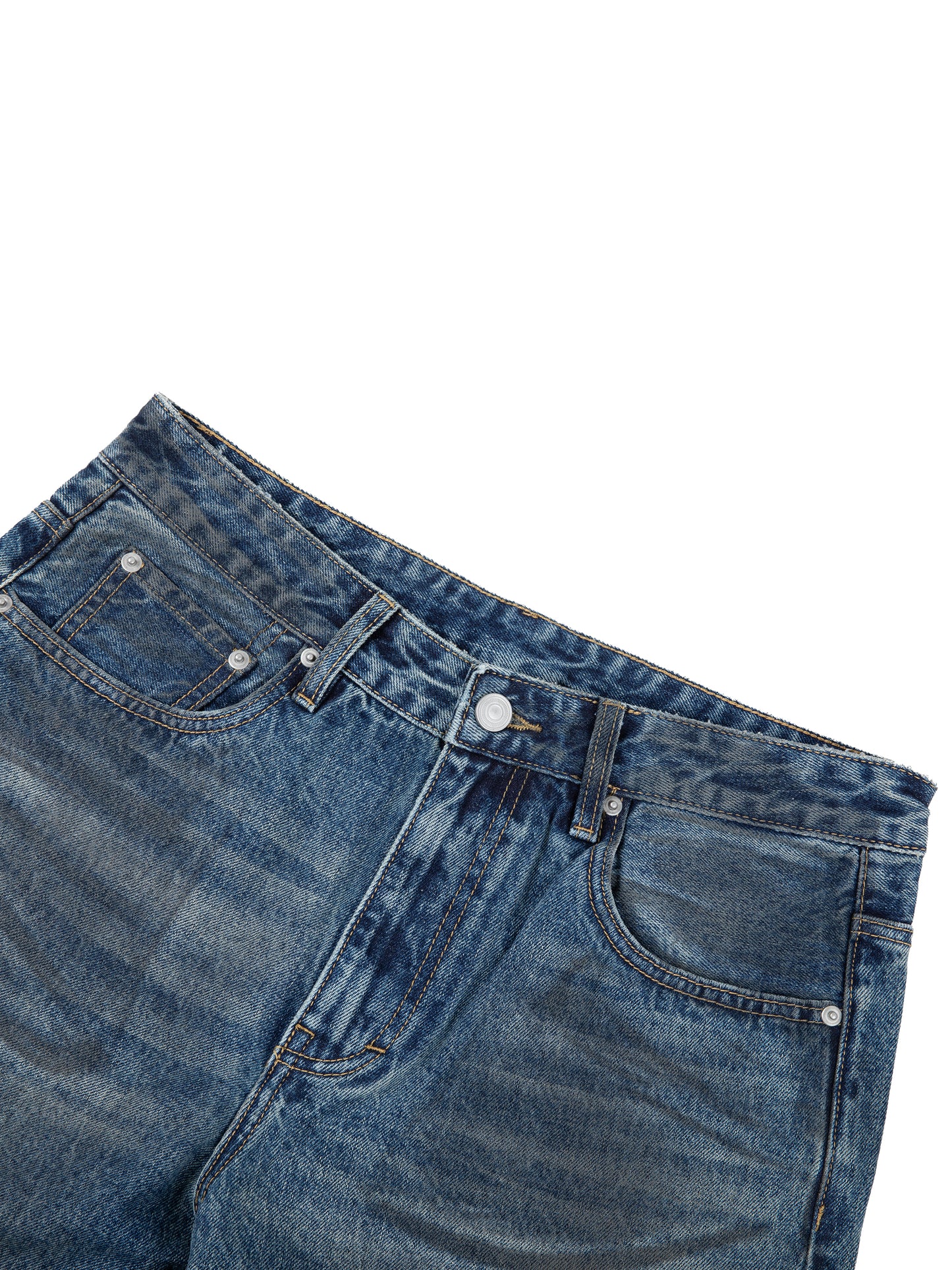 Heavyweight Dark Vintage Wash Baggy Jeans
