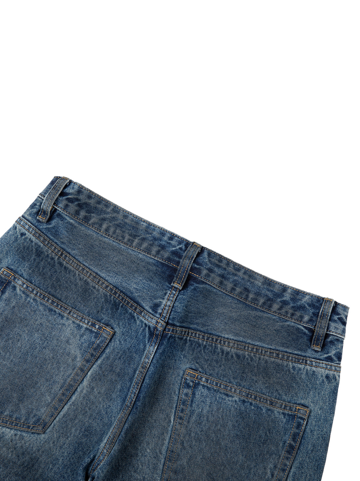 Heavyweight Dark Vintage Wash Baggy Jeans