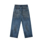 Heavyweight Dark Vintage Wash Baggy Jeans