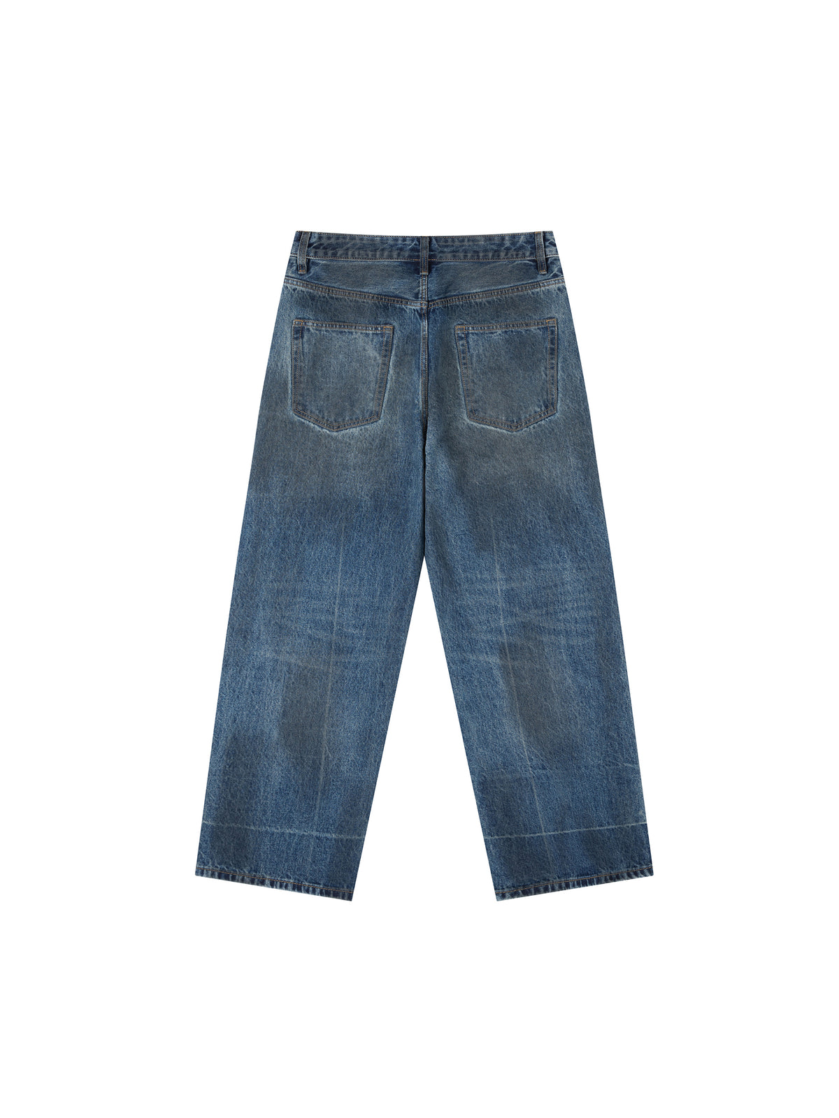 Heavyweight Dark Vintage Wash Baggy Jeans