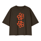 That Flower - Brown Boxy Graphic Tee
