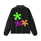 Go 4 It - Black Boxy Collared Detachable Long Sleeve Shirt